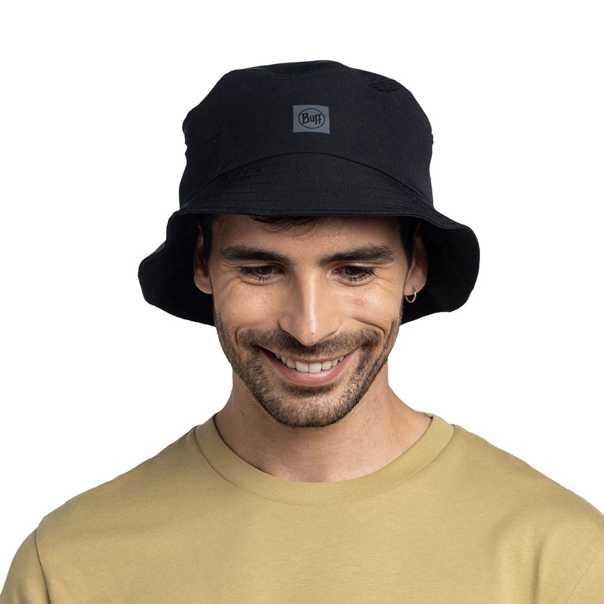 BUFF - ADVENTURE BUCKET HAT SOLID BLACK