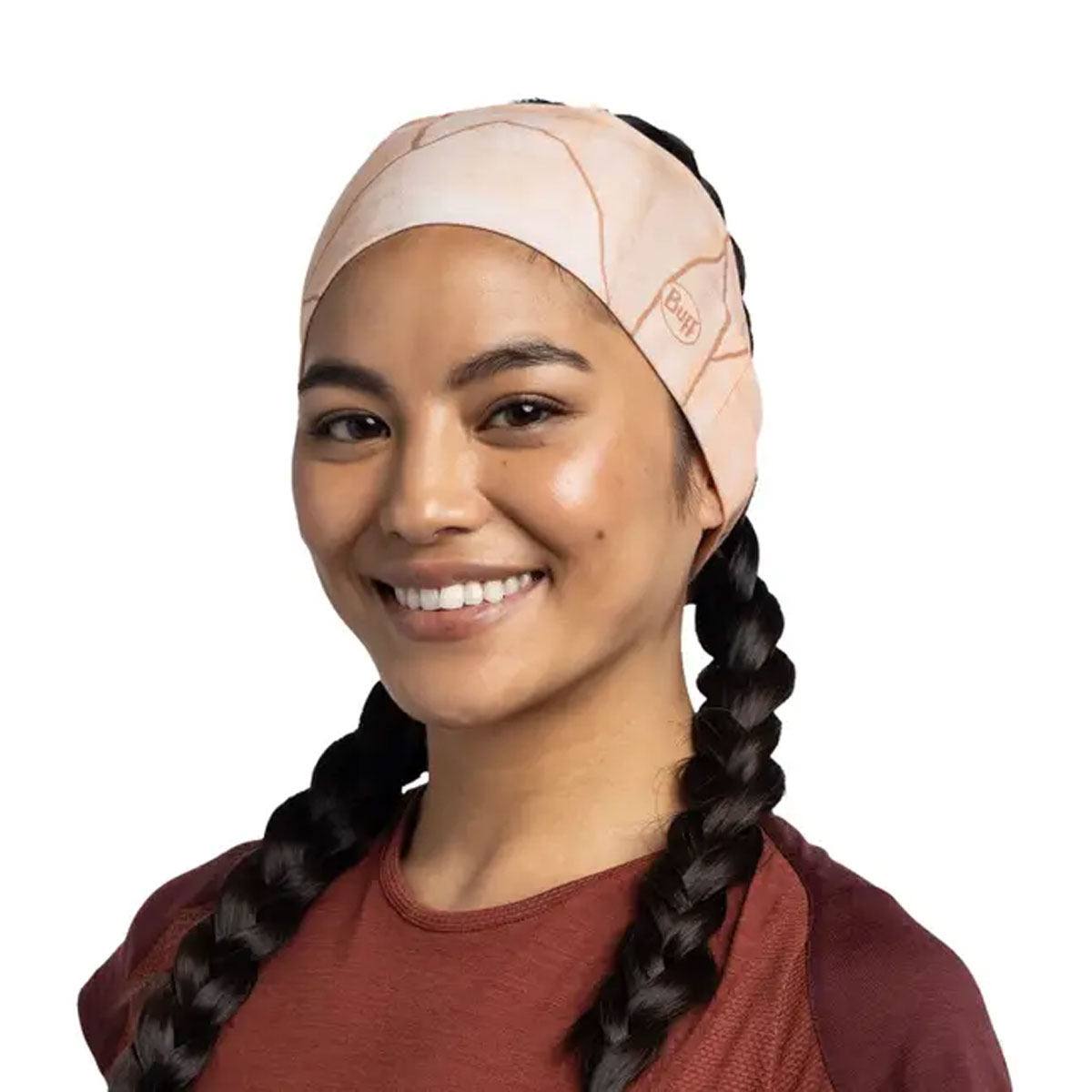 BUFF - COOLNET UV WIDE HEADBAND MOUTAH APRICOT
