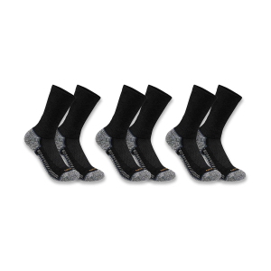 CARHARTT - FORCE MIDWEIGHT CREW SOCKS (3 PACK) CARHARTT - FORCE MIDWEIGHT CREW SOCKS (3 PACK)