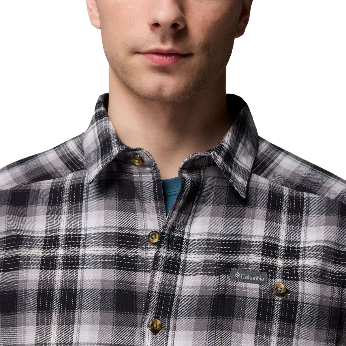 COLUMBIA - CORNELL WOODS FLANNEL LONG SLEEVE SHIRT