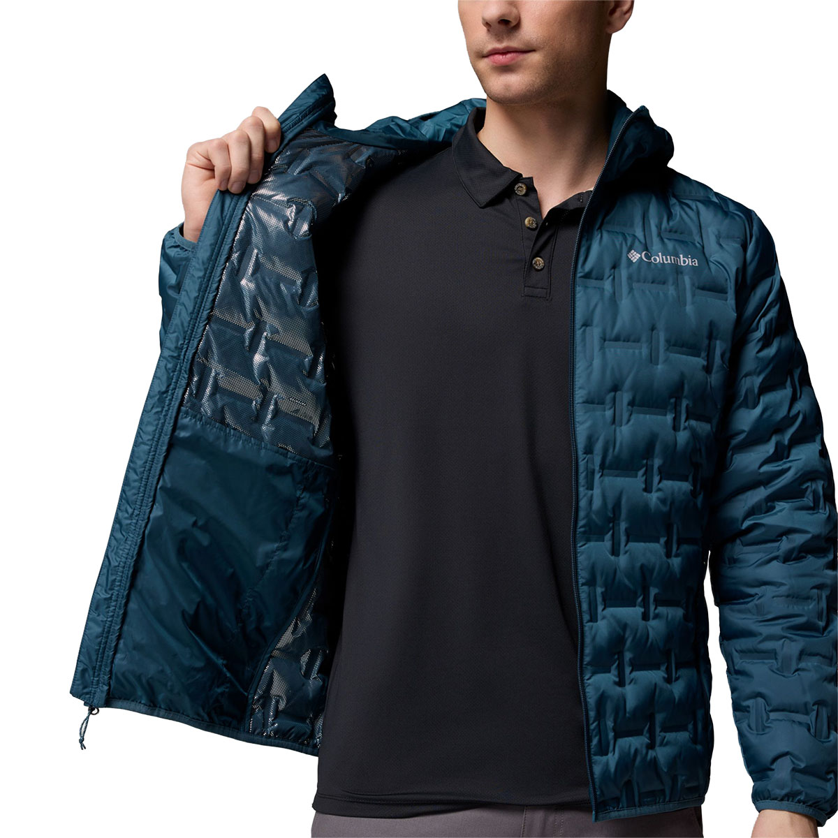 COLUMBIA - DELTA RIDGE II DOWN HOODED JACKET