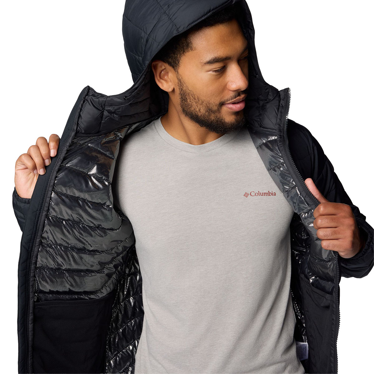 COLUMBIA - POWDER LITE II HOODED INSULATED JACKET