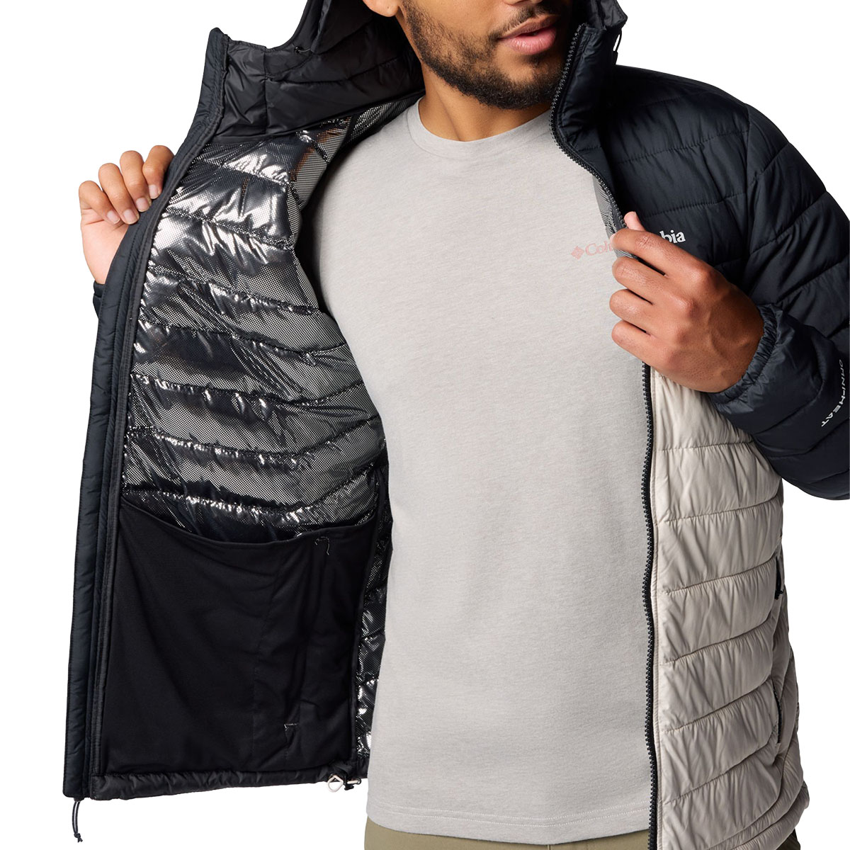 COLUMBIA - POWDER LITE II HOODED INSULATED JACKET