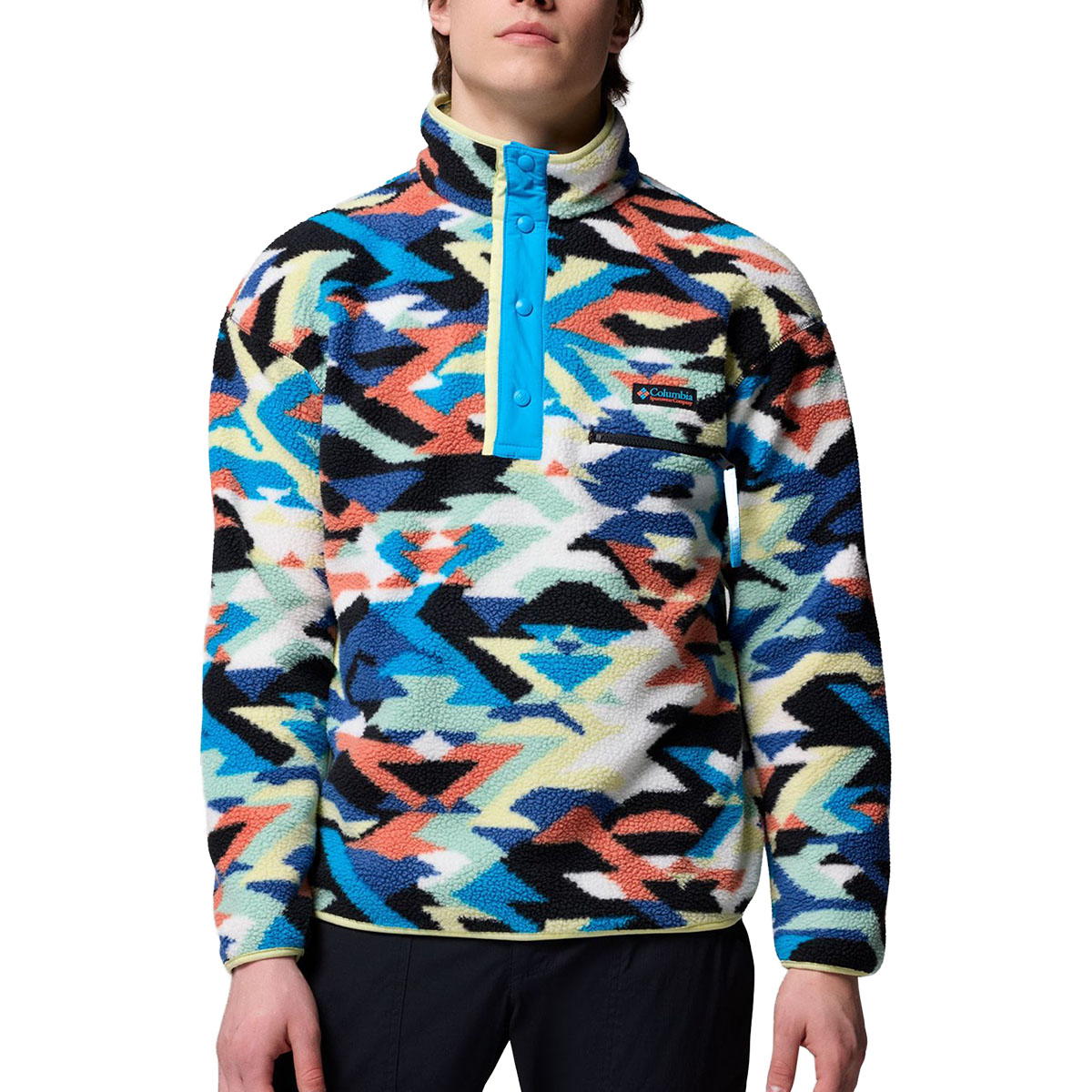 COLUMBIA - HELVETIA II PRINTED 1/2 SNAP FLEECE