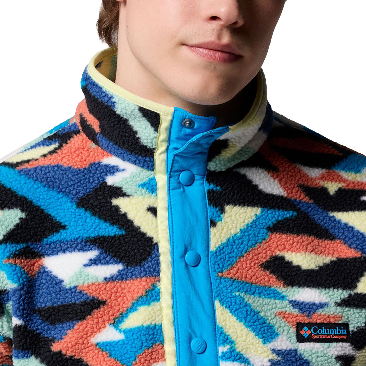 COLUMBIA - HELVETIA II PRINTED 1/2 SNAP FLEECE