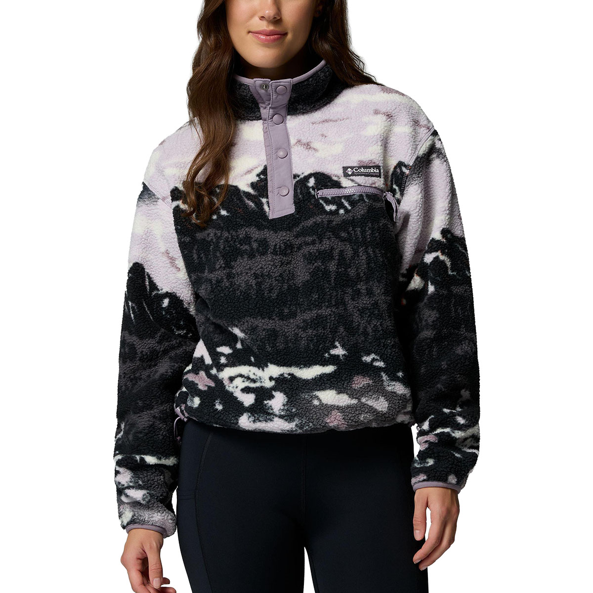 COLUMBIA - HELVETIA II PRINTED CROPPED HALF SNAP