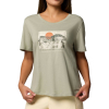 COLUMBIA - RUBY SPRINGS GRAPHIC SCOOP NECK