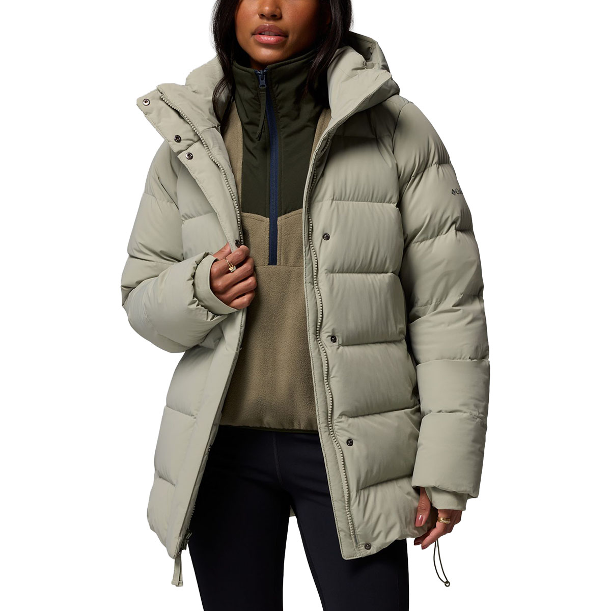COLUMBIA - AMAZE PUFFED MID HOODED JACKET