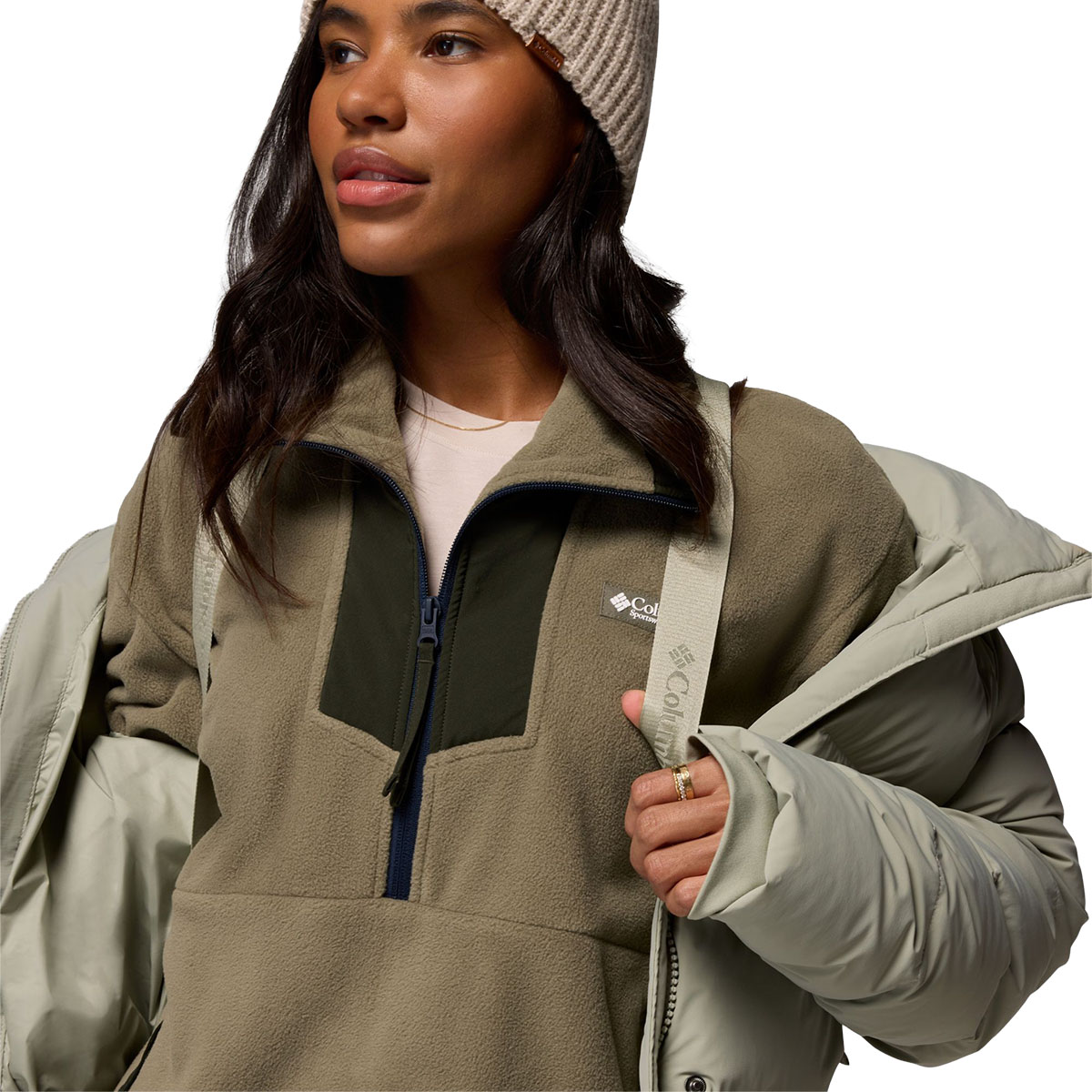 COLUMBIA - AMAZE PUFFED MID HOODED JACKET