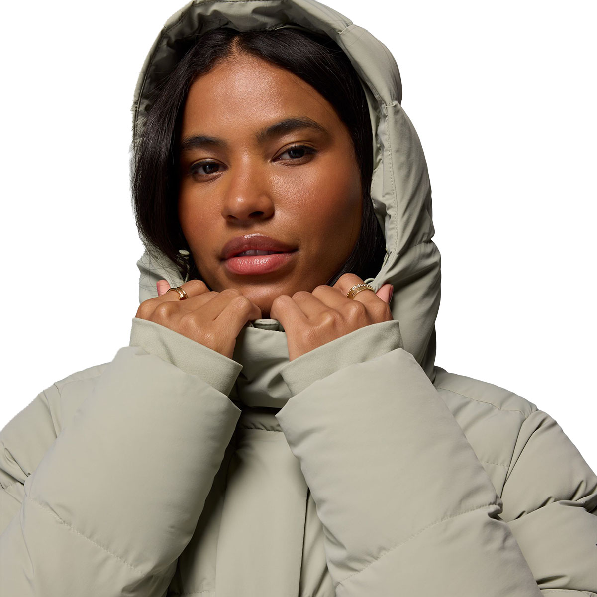 COLUMBIA - AMAZE PUFFED MID HOODED JACKET