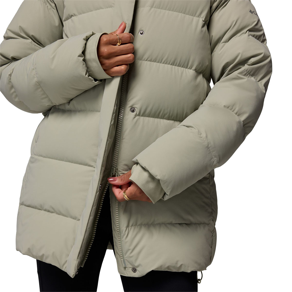 COLUMBIA - AMAZE PUFFED MID HOODED JACKET