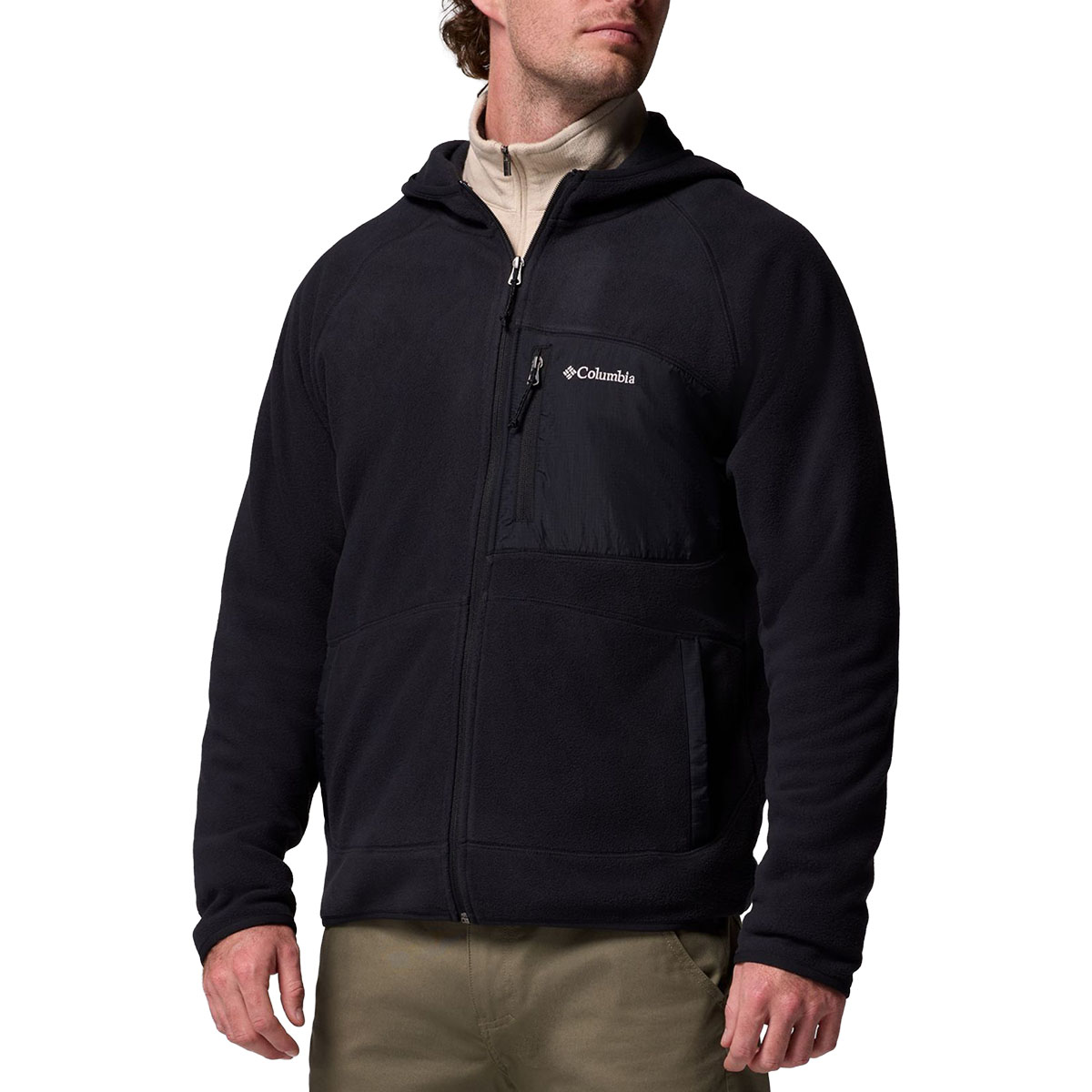COLUMBIA - FAST TREK OVERLAY HOODED FULL ZIP FLEECE