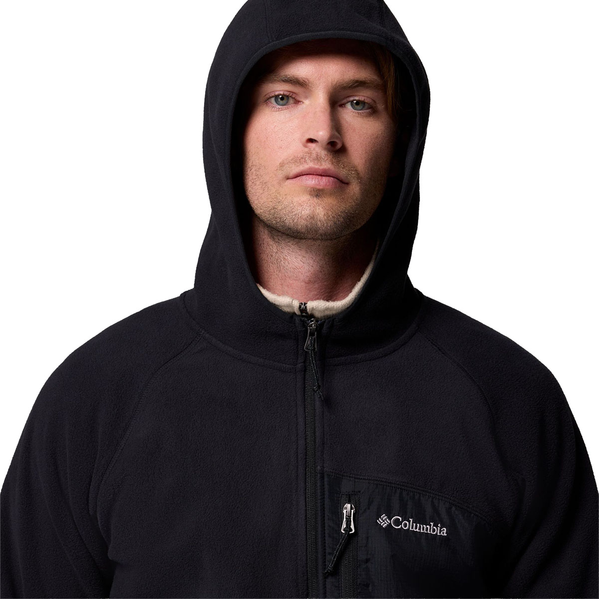 COLUMBIA - FAST TREK OVERLAY HOODED FULL ZIP FLEECE