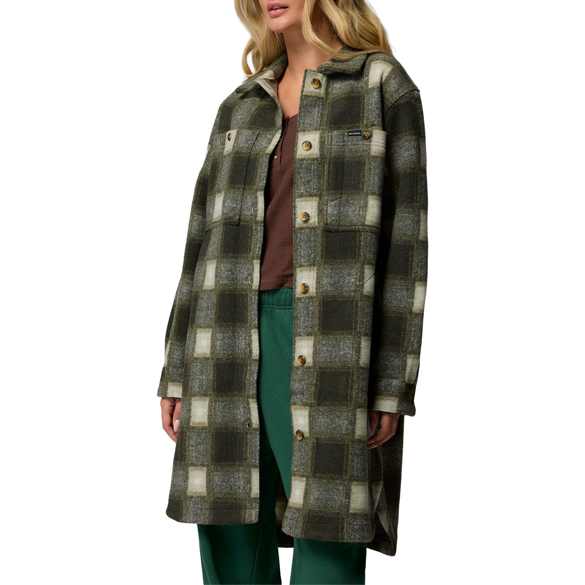 COLUMBIA - WILDEST VENTURE LONG FLEECE COAT