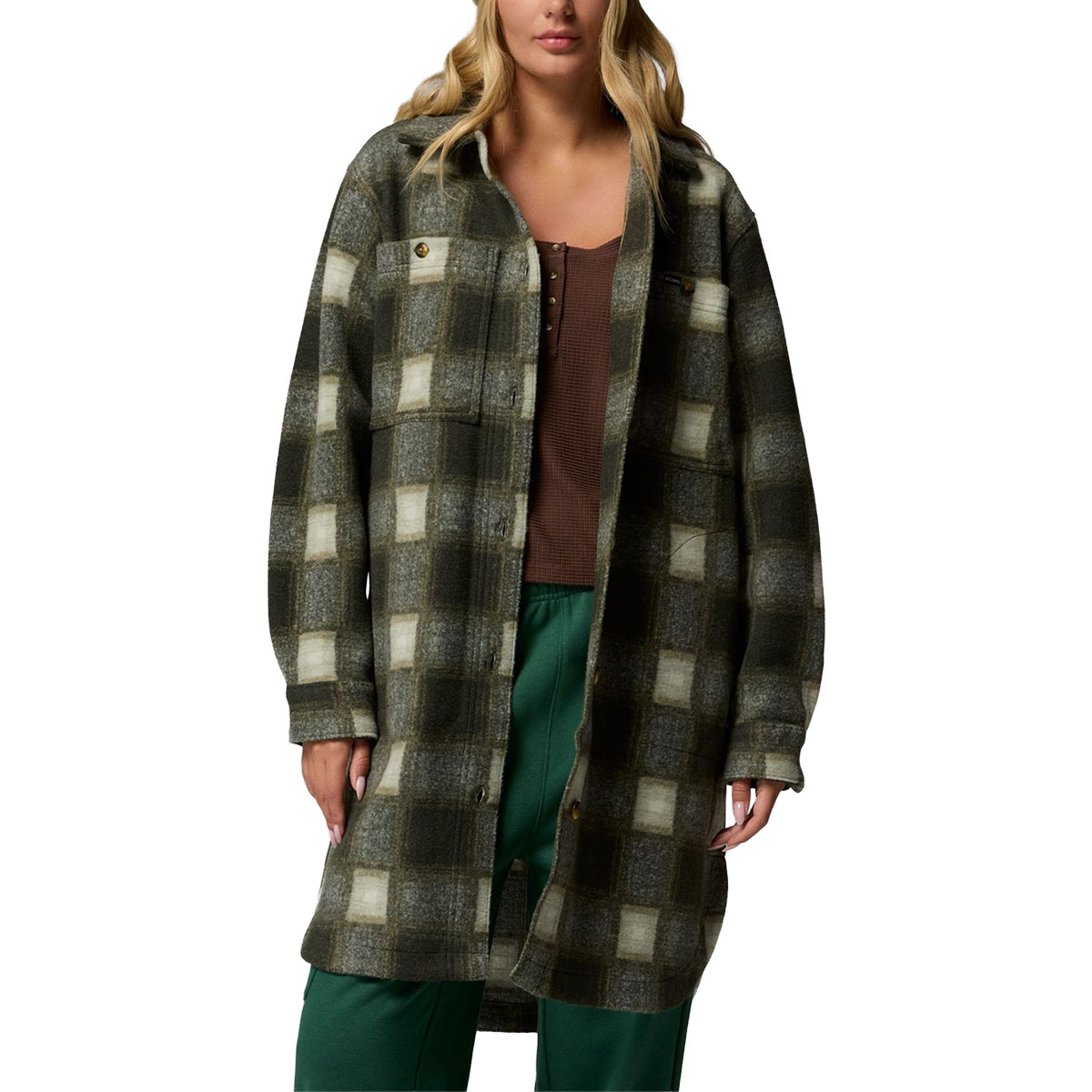 COLUMBIA - WILDEST VENTURE LONG FLEECE COAT