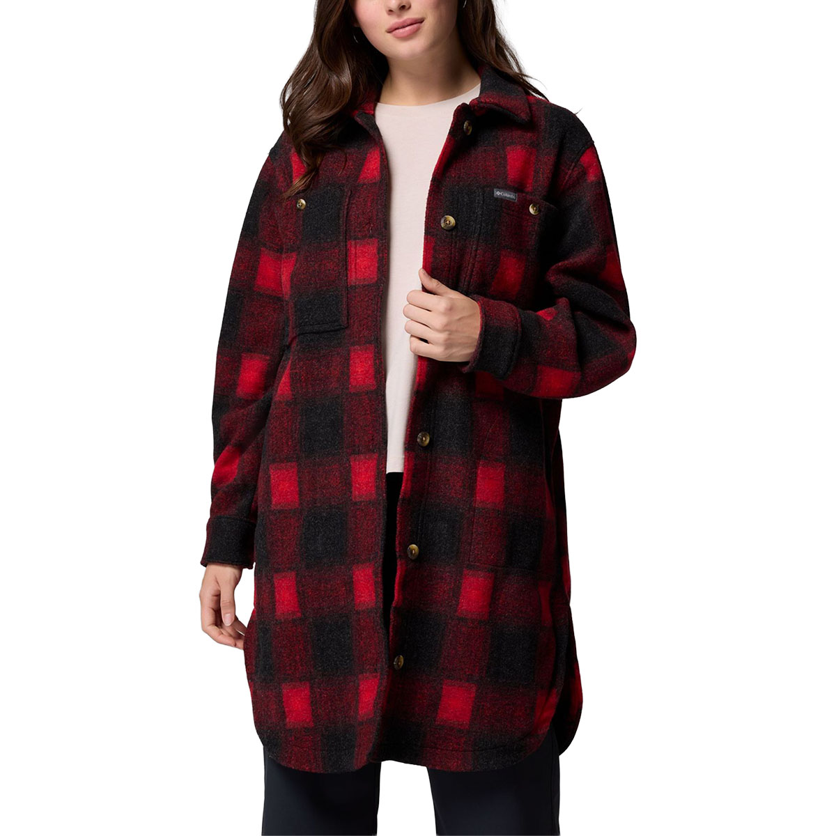 COLUMBIA - WILDEST VENTURE LONG FLEECE COAT