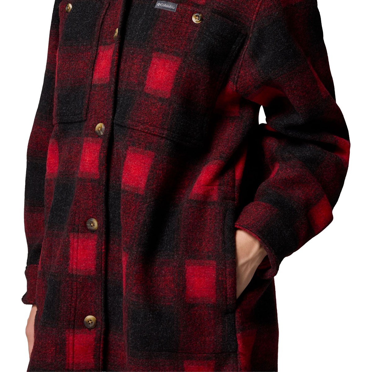 COLUMBIA - WILDEST VENTURE LONG FLEECE COAT