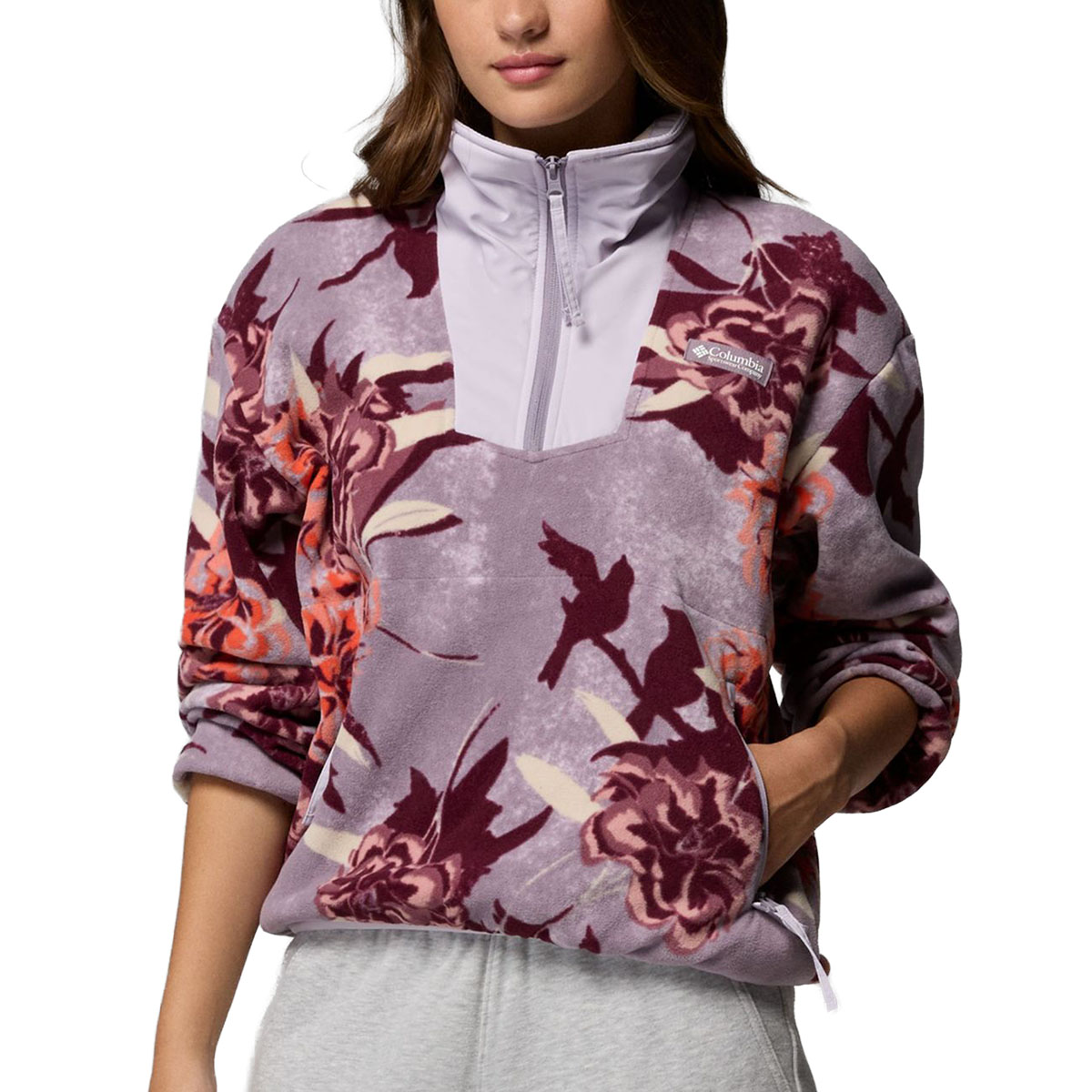 COLUMBIA - SEQUOIA GROVE PRINTED HALF ZIP FLEECE