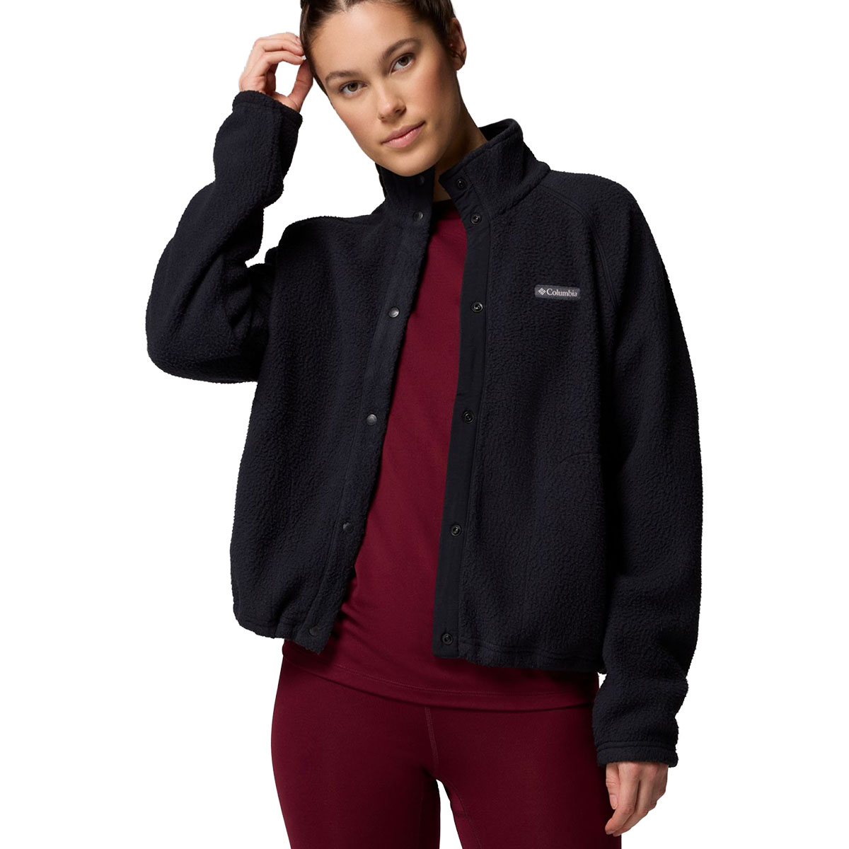 COLUMBIA - JASPER RIDGE PEBBLED FULL SNAP FLEECE