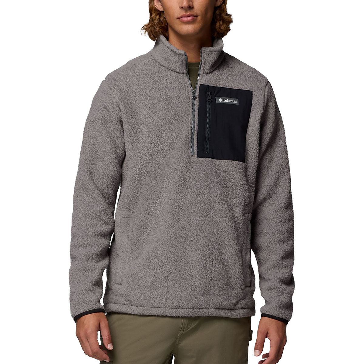 COLUMBIA - JASPER RIDGE PEBBLED HALF ZIP FLEECE