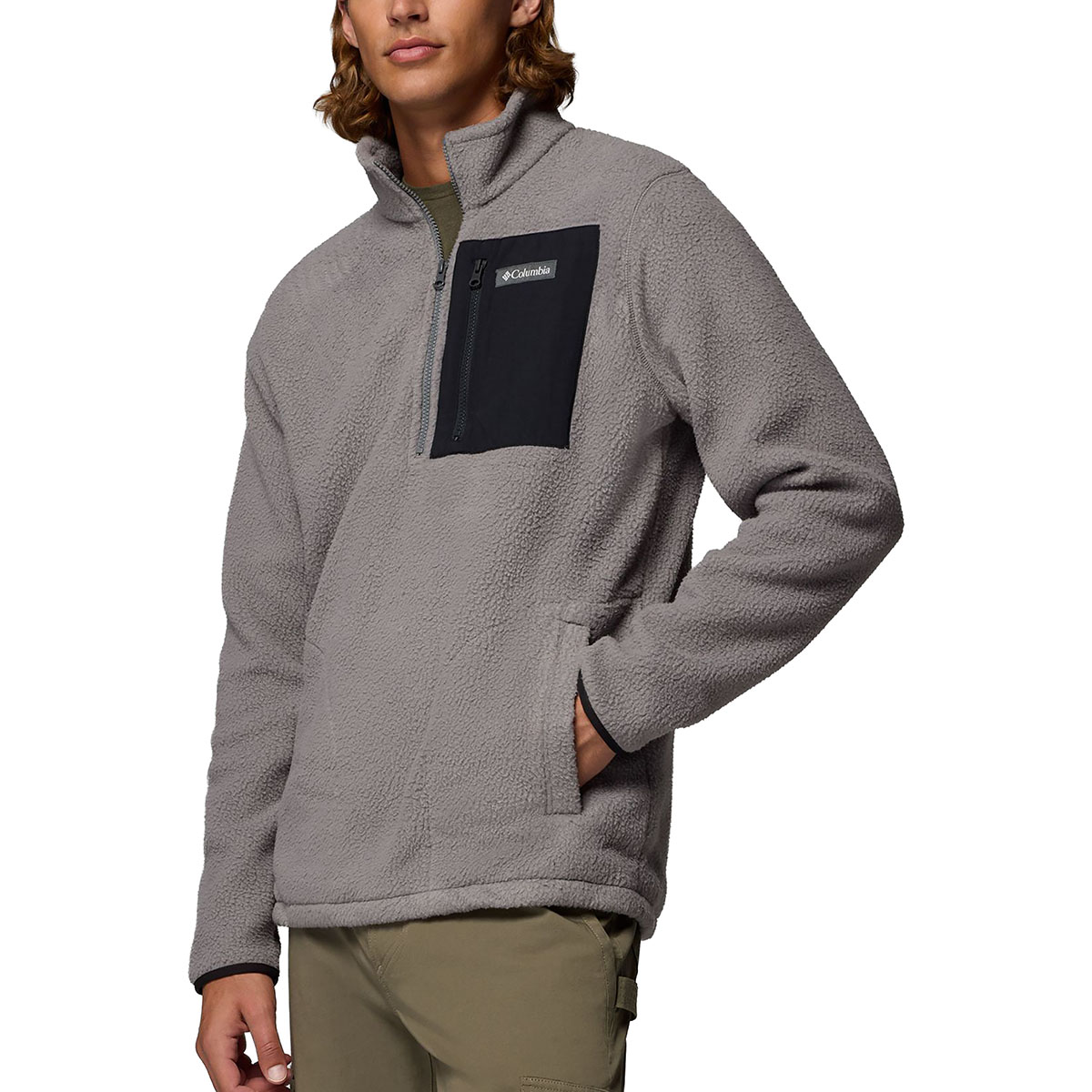 COLUMBIA - JASPER RIDGE PEBBLED HALF ZIP FLEECE