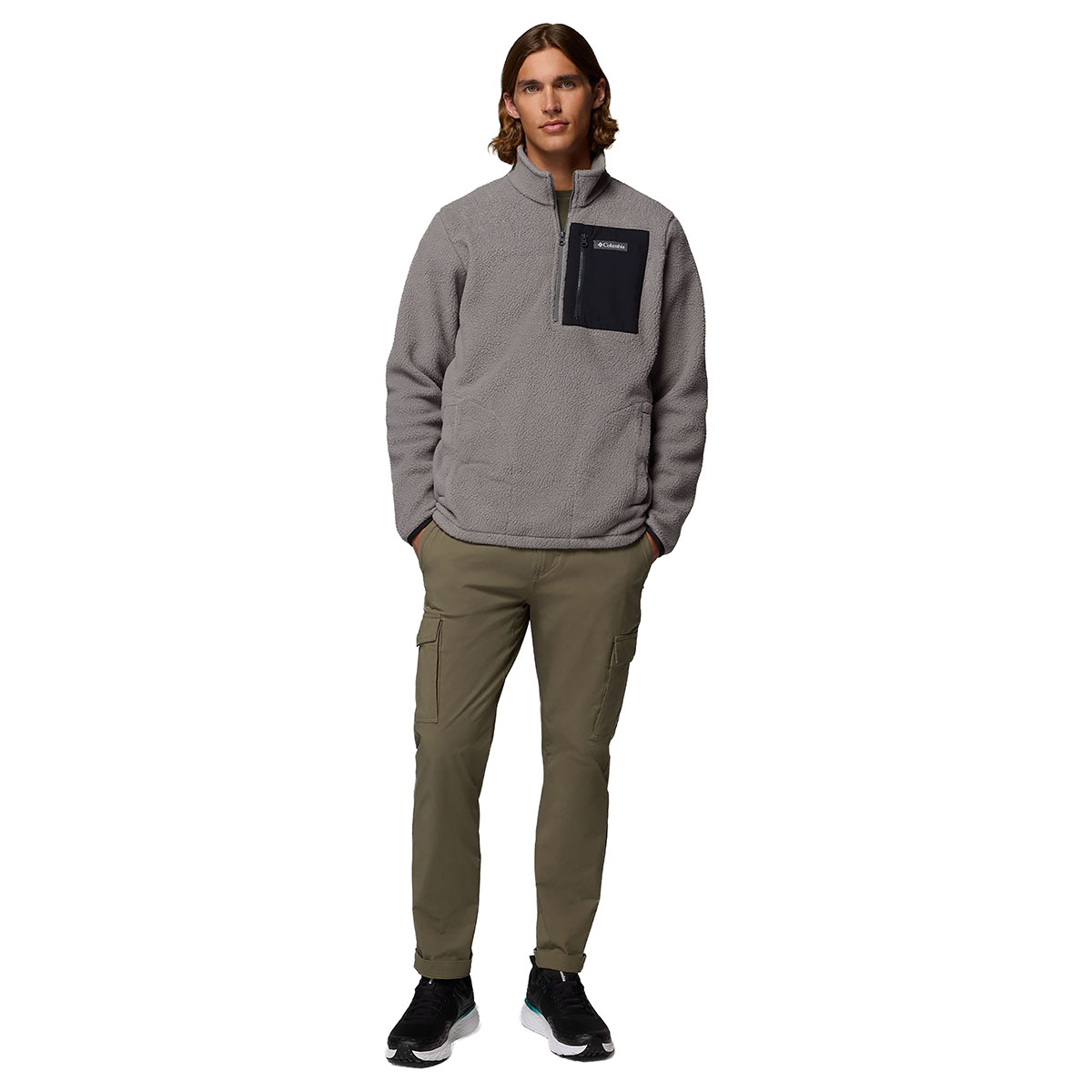 COLUMBIA - JASPER RIDGE PEBBLED HALF ZIP FLEECE
