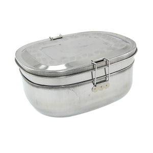 COMPASS - MESS KIT DOUBLE DECK STAINLESS STEEL