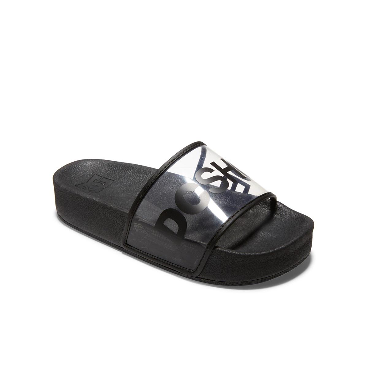 DC - DC PLATFORM - SUEDE SLIDER SANDALS