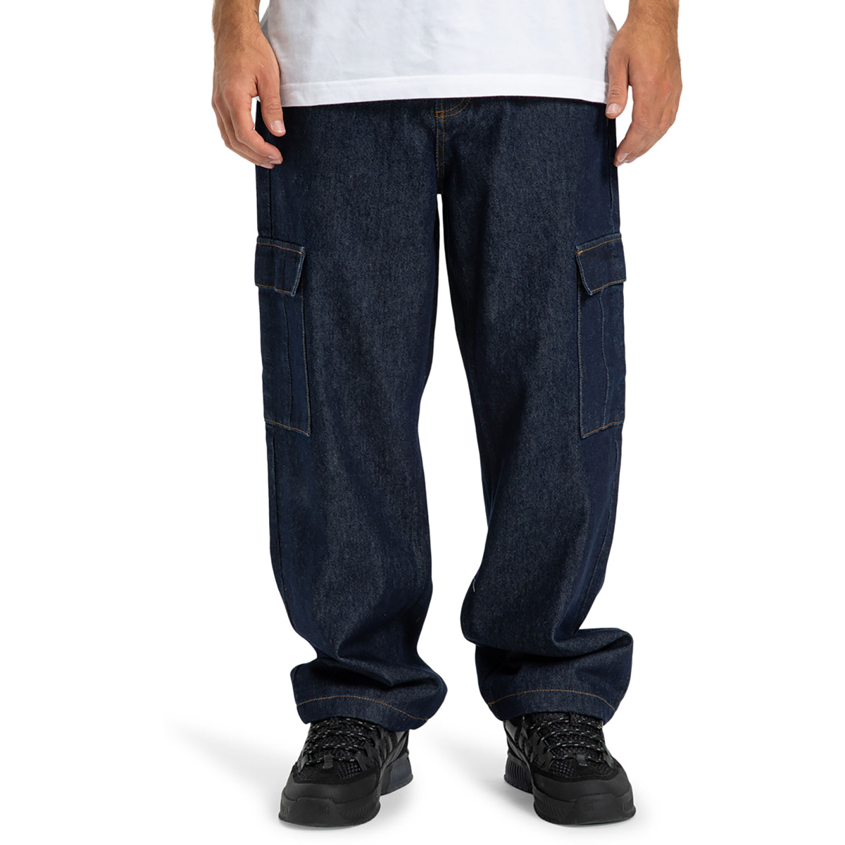 DC - WORKER BAGGY DENIM CARGO PANTS DC - WORKER BAGGY DENIM CARGO PANTS