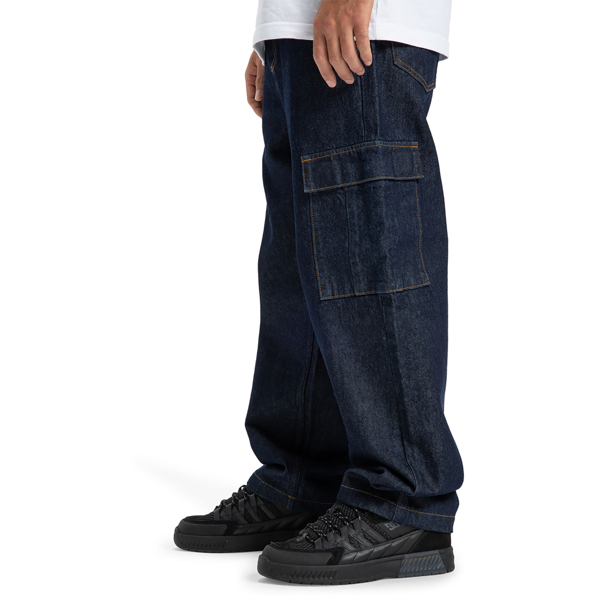 DC - WORKER BAGGY DENIM CARGO PANTS DC - WORKER BAGGY DENIM CARGO PANTS
