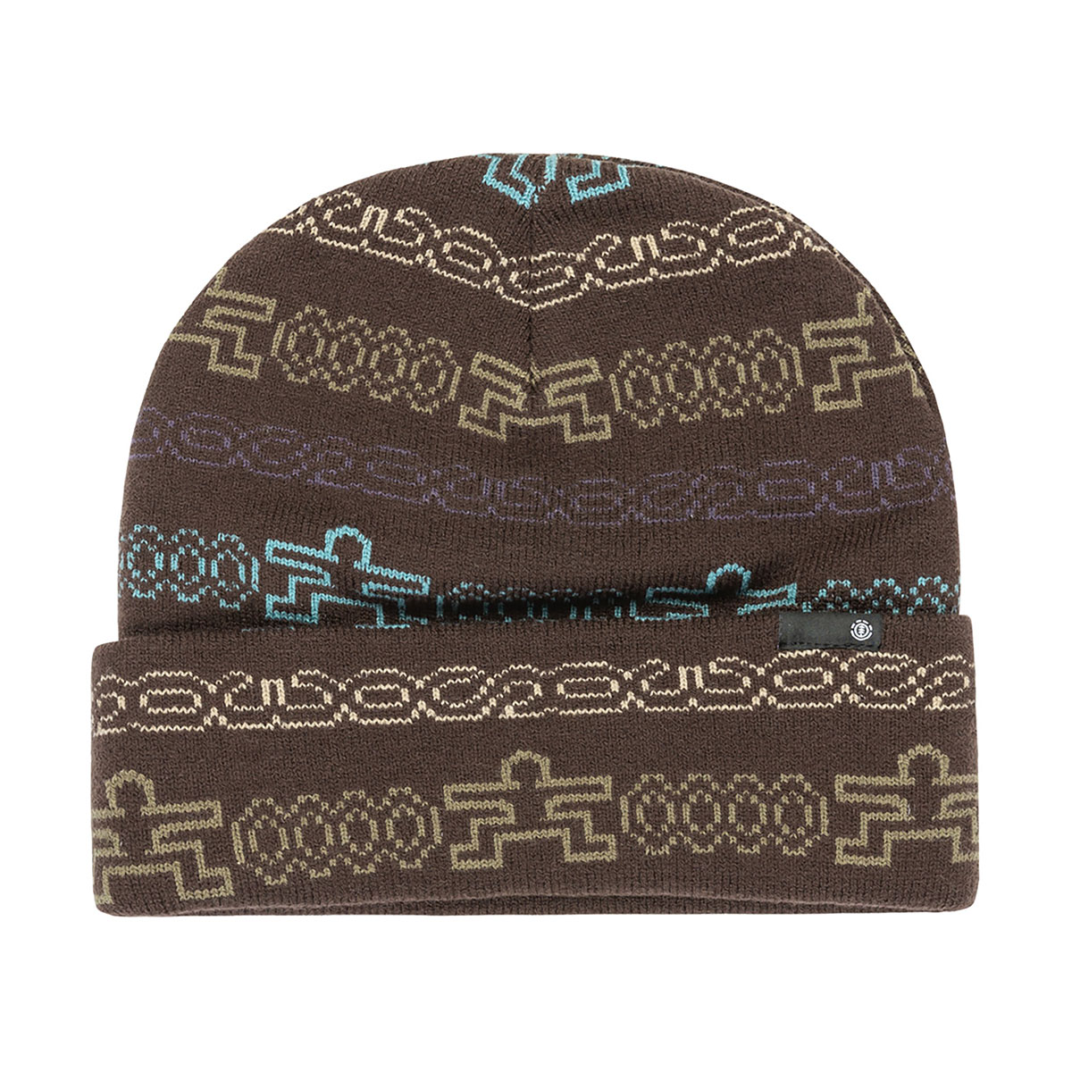 ELEMENT - MID ICON JACQUARD CLASSIC CROWN BEANIE ELEMENT - MID ICON JACQUARD CLASSIC CROWN BEANIE