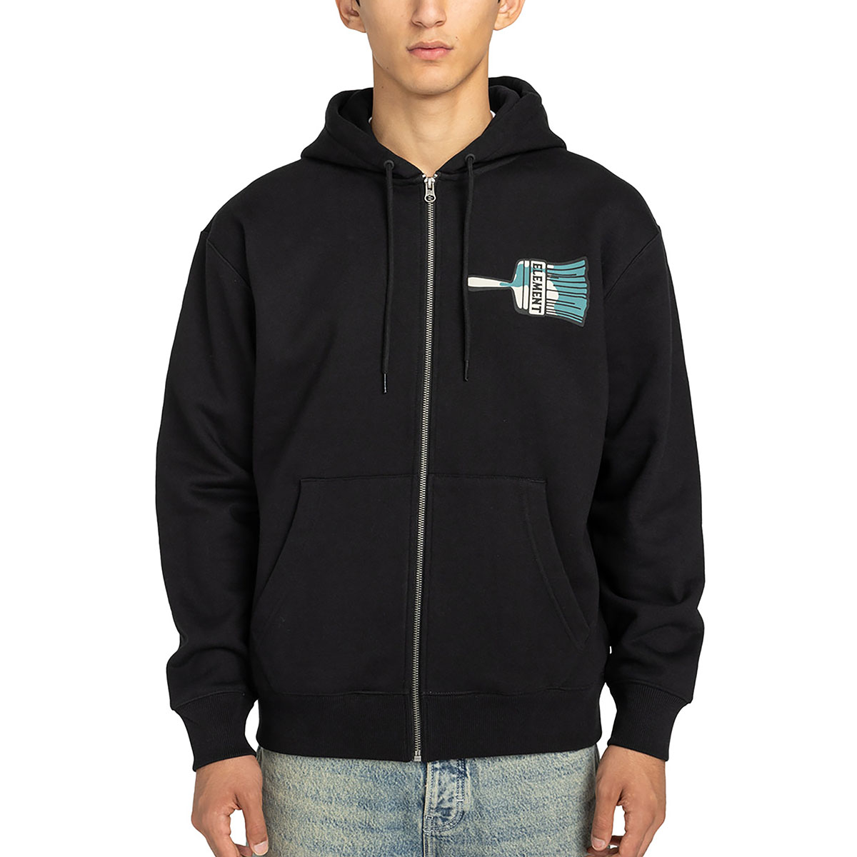 ELEMENT - PAINT BRUSH ZIPPERED HOODIE