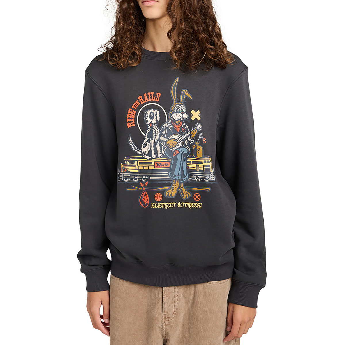 ELEMENT - TIMBER ABOARD CR SWEATSHIRT ELEMENT - TIMBER ABOARD CR SWEATSHIRT