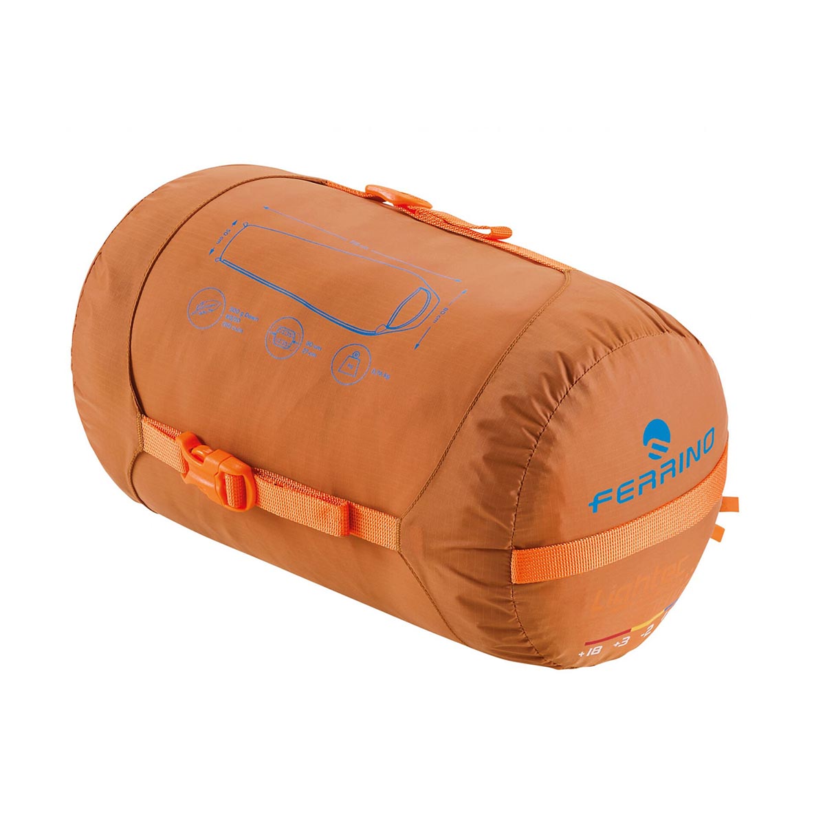 FERRINO - LIGHTECH 1000 DUVET RDS DOWN  (15°C ,0°C, -23°C)