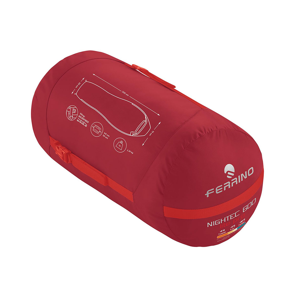 FERRINO - NIGHTEC LITE PRO 600 M SLEEPINGBAG (-22°C, 1°C, 18°C)