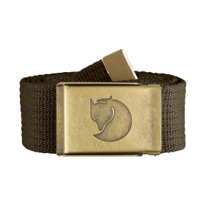 FJALL RAVEN - CANVAS BRASS BELT 4 CM