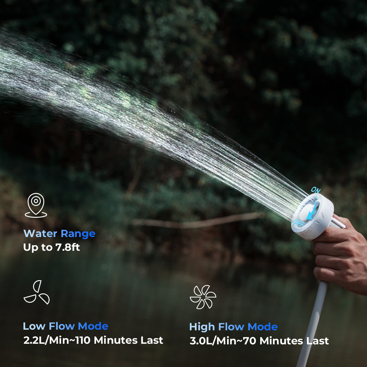 FLEXTAIL - MAX SHOWER ULTRALIGHT