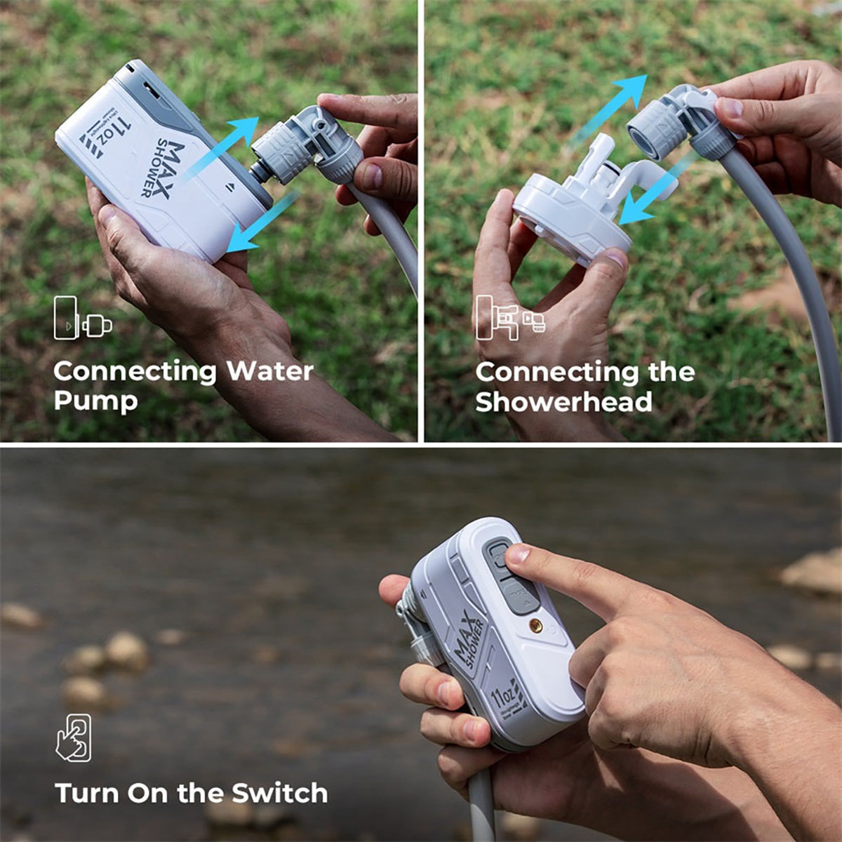 FLEXTAIL - MAX SHOWER ULTRALIGHT