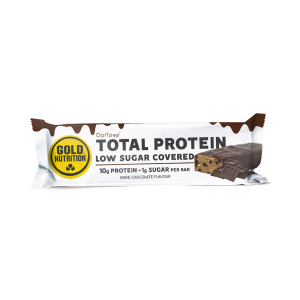 GOLD NUTRITION - TOTAL PROTEIN LOW SUGAR COVERED DARK CHOCOLATE 30 GR