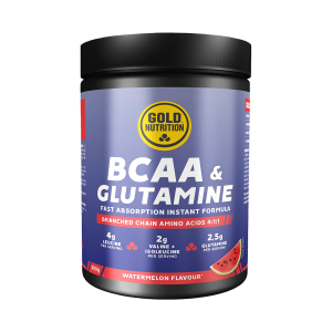 GOLD NUTRITION - BCAA & GLUTAMINE 300 GR (WATERMELON FLAVOR) GOLD NUTRITION - BCAA & GLUTAMINE 300 GR (WATERMELON FLAVOR)