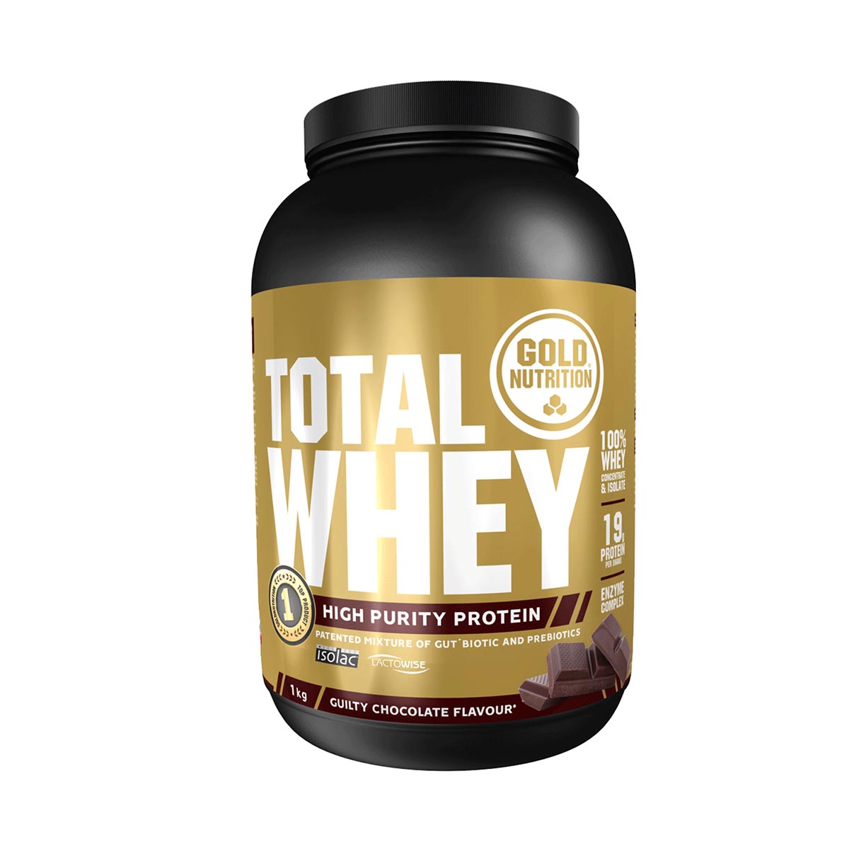 GOLD NUTRITION - TOTAL WHEY CHOCOLATE 1 KGR