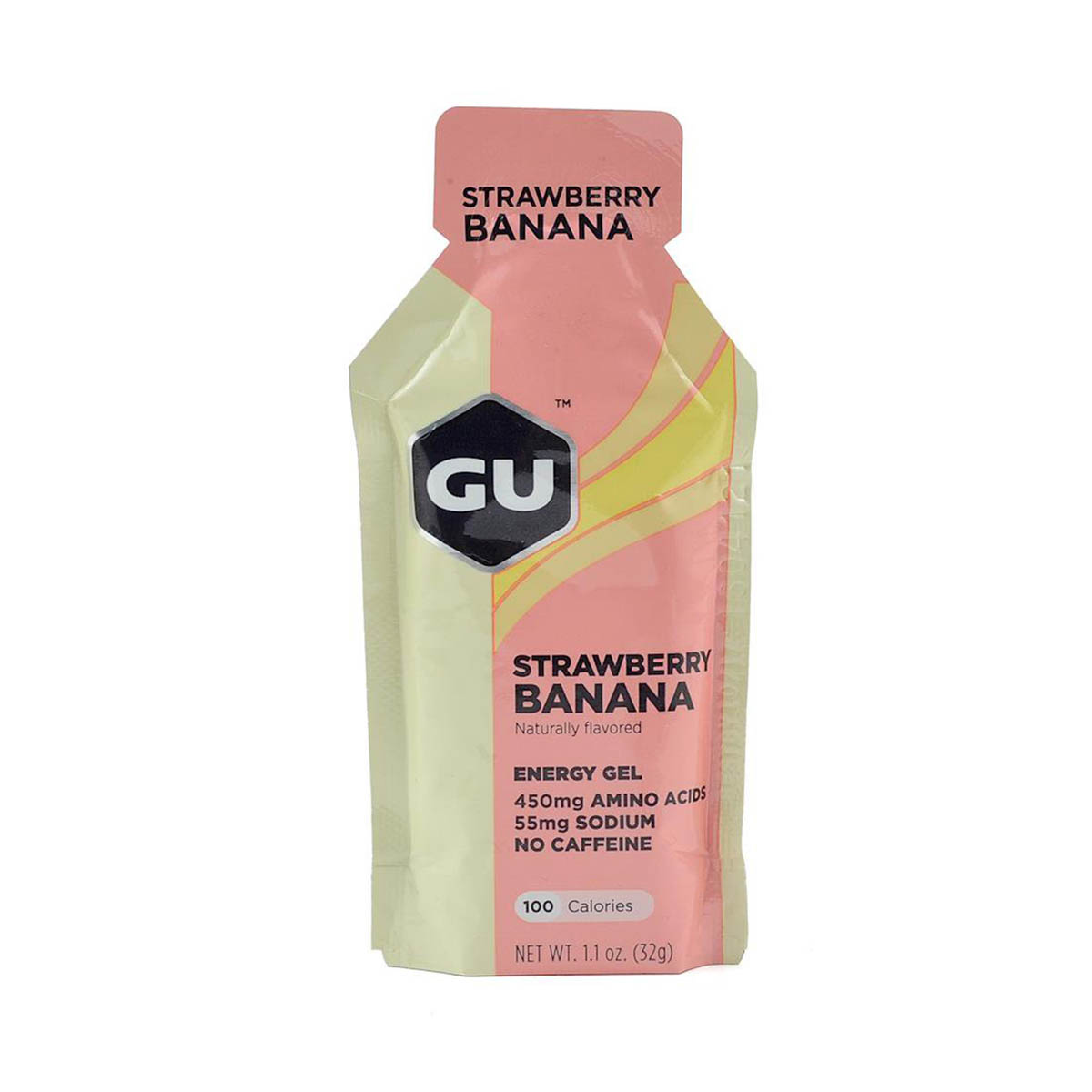 GU - ENERGY GEL - STRAWBERRY BANANA (NO CAFFEINE)