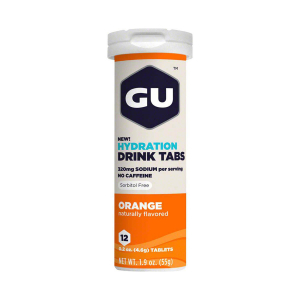 GU - HYDRATION DRINK TABS - ORANGE (NO CAFFEINE)