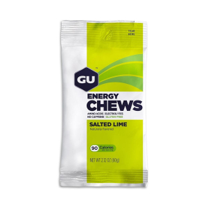 GU - ENERGY CHEWS SALTED LIME (NO CAFFEINE - GLUTEN FREE)