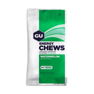 GU - ENERGY CHEWS WATERMELON (NO CAFFEINE - GLUTEN FREE)