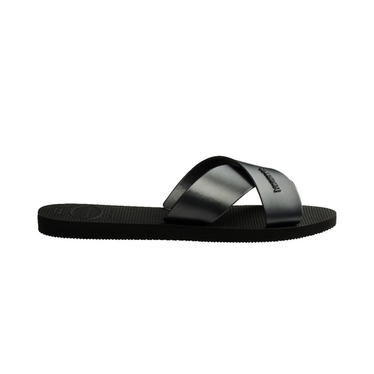 HAVAIANAS - AQUA METALLIC SLIDES