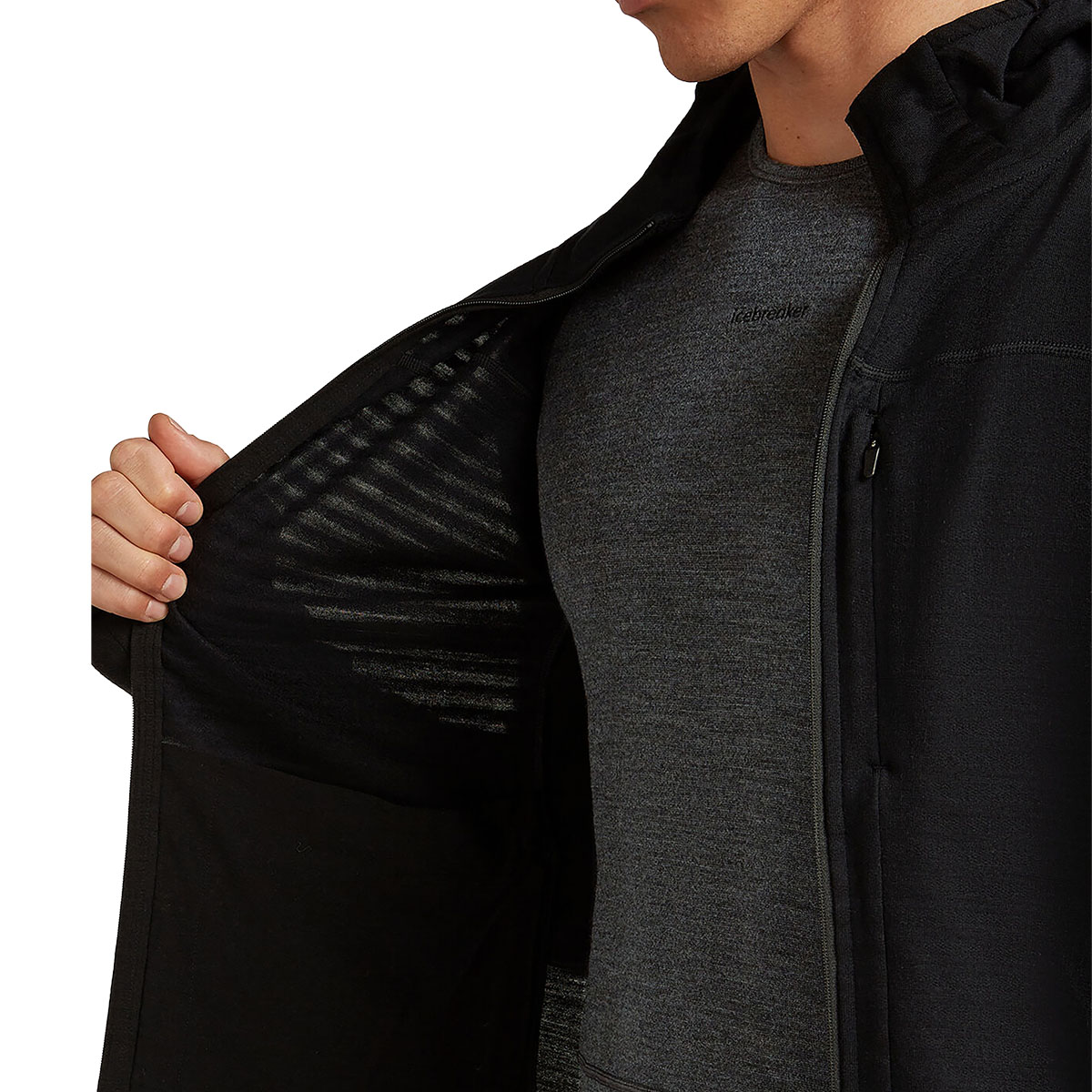 ICEBREAKER - 300 REALFLEECE DESCENDER LS ZIP HOODIE