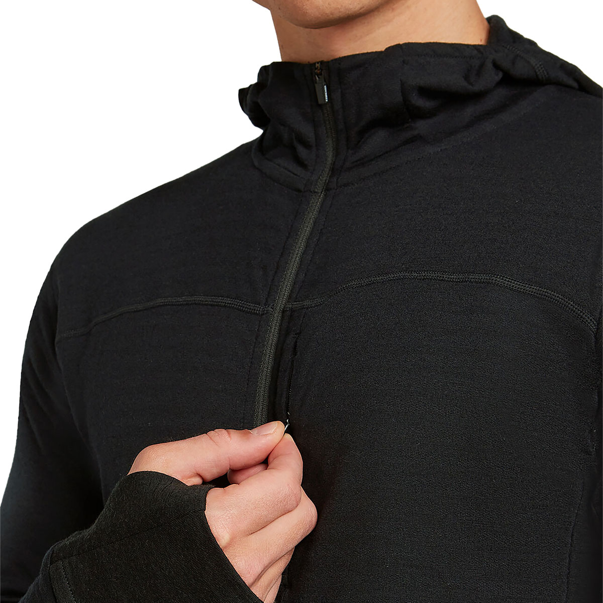 ICEBREAKER - 300 REALFLEECE DESCENDER LS ZIP HOODIE