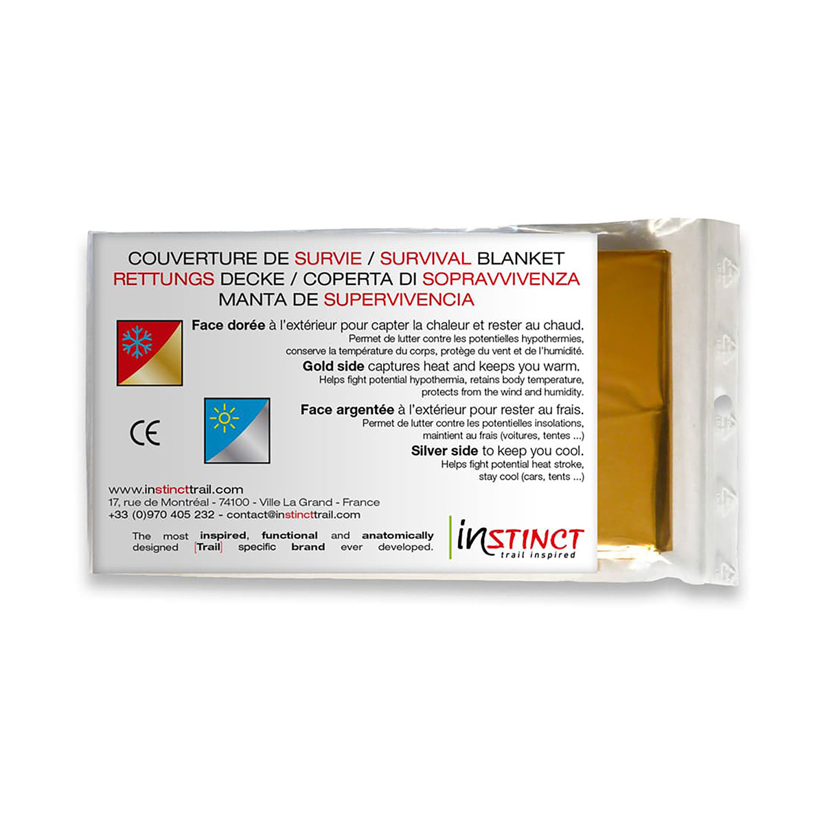 INSTINCT - SURVIVAL BLANKET