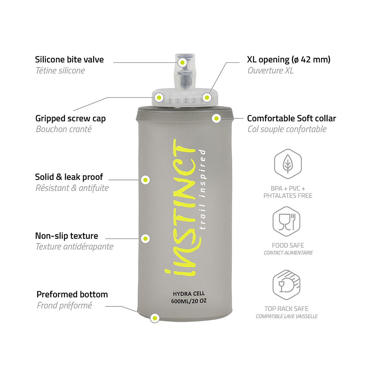 INSTINCT - HYDRACELL 600ML